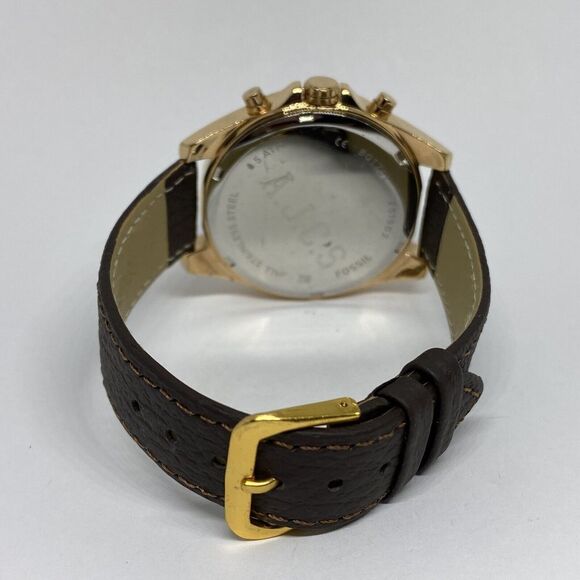 Fossil Modern Courier BQ1751 Womens Brown Leather Analog Dial Quartz Watch EY510 - Picture 10 of 12